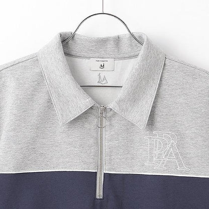 【AMI】拼色半拉鍊套裝