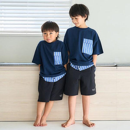 層疊風格寬鬆大碼短袖T恤