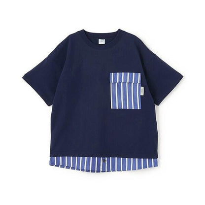 層疊風格寬鬆大碼短袖T恤