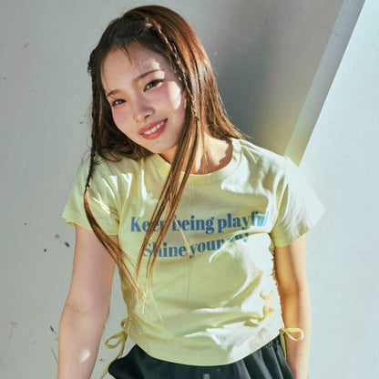 【LTXC】【akane】【吸水速幹/清爽】抽繩T恤