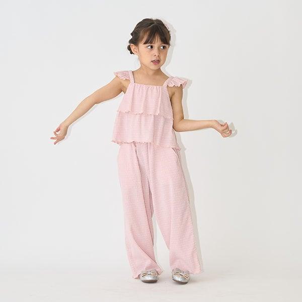 吊帶背心&長款寬腿褲套裝