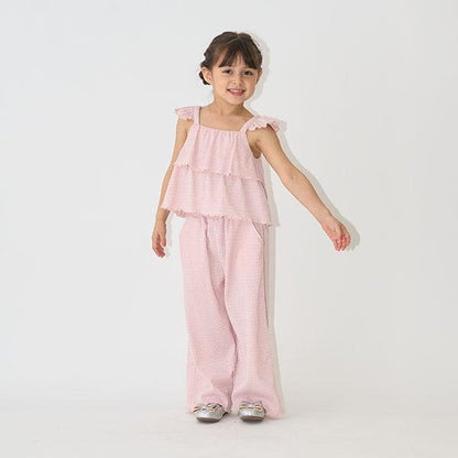 吊帶背心&長款寬腿褲套裝