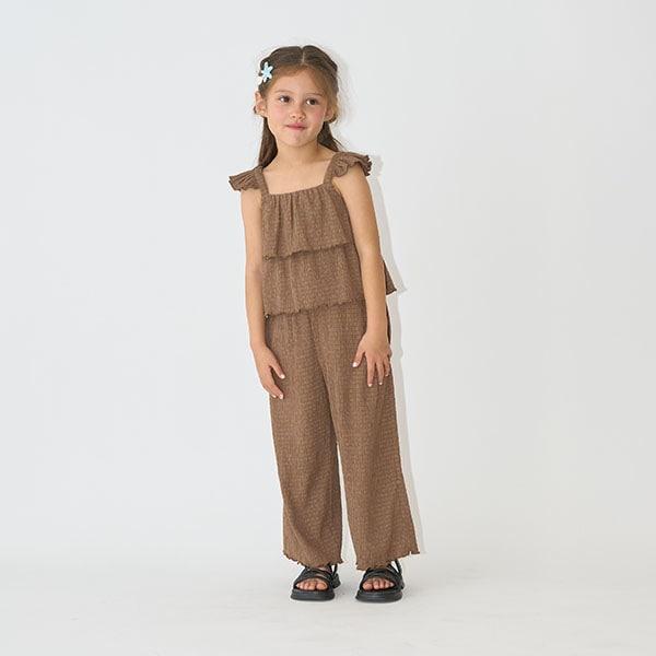 吊帶背心&長款寬腿褲套裝