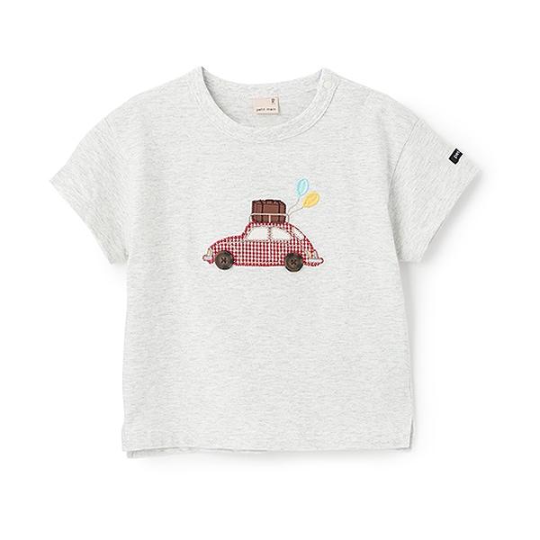 繡花汽車・小馬短袖T恤
