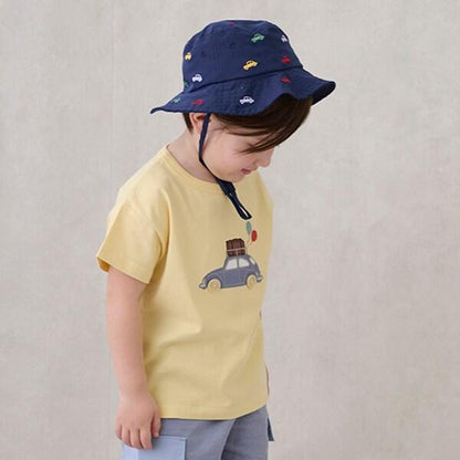 繡花汽車・小馬短袖T恤