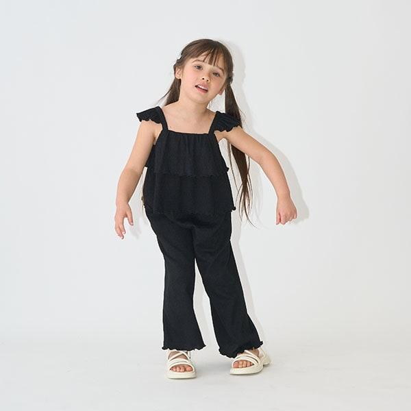 吊帶背心&長款寬腿褲套裝