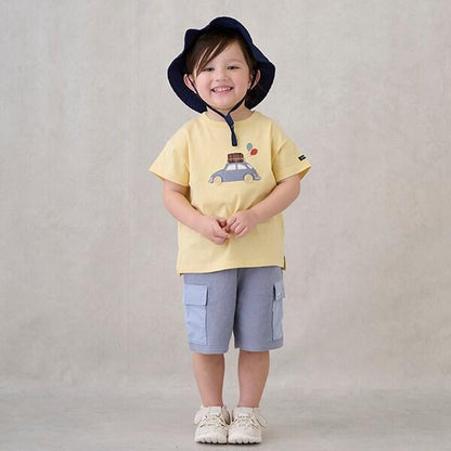 繡花汽車・小馬短袖T恤