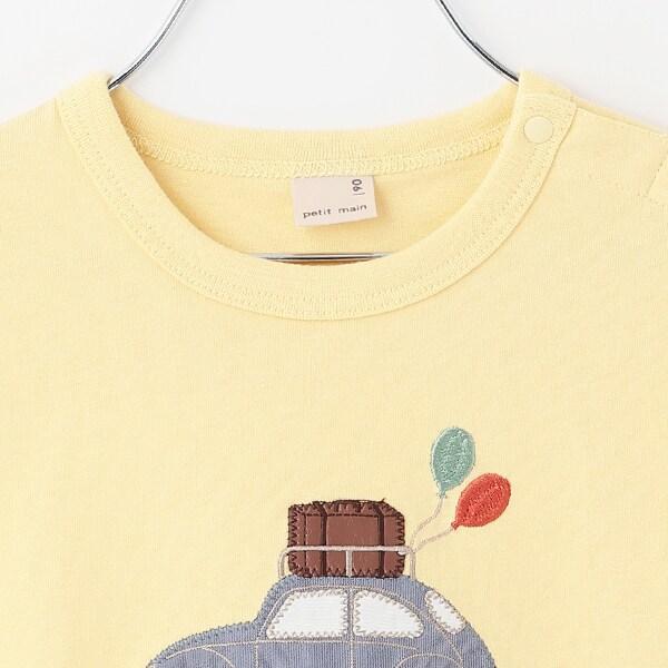 繡花汽車・小馬短袖T恤