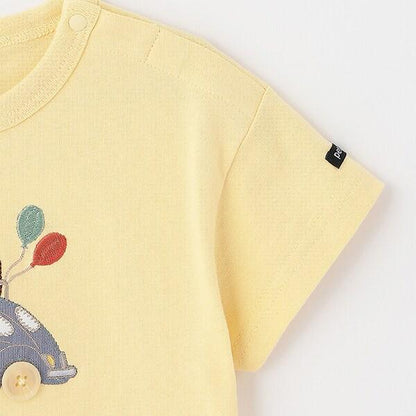 繡花汽車・小馬短袖T恤