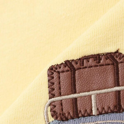 繡花汽車・小馬短袖T恤