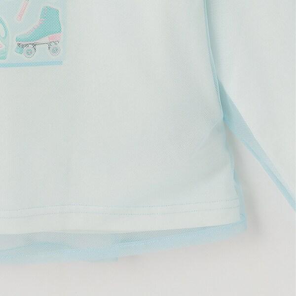 網紗疊穿長袖T恤