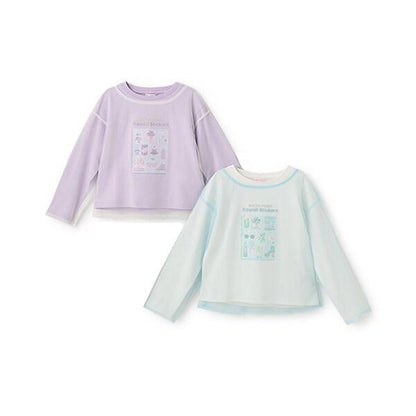 網紗疊穿長袖T恤