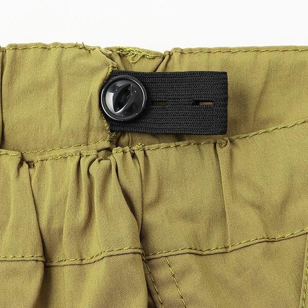 汽車與街道刺繡六分丈工裝褲