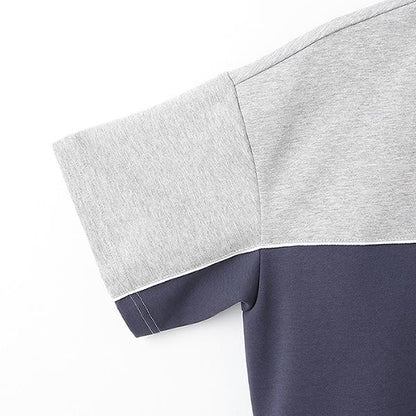 【AMI】拼色半拉鍊套裝