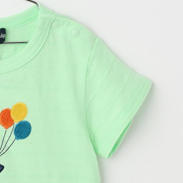 企鵝貼布短袖T恤套裝