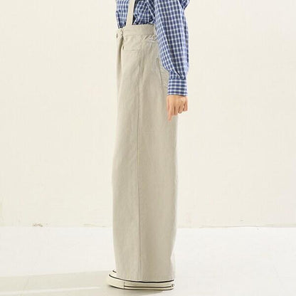 【AMI】帶揹帶寬鬆褲