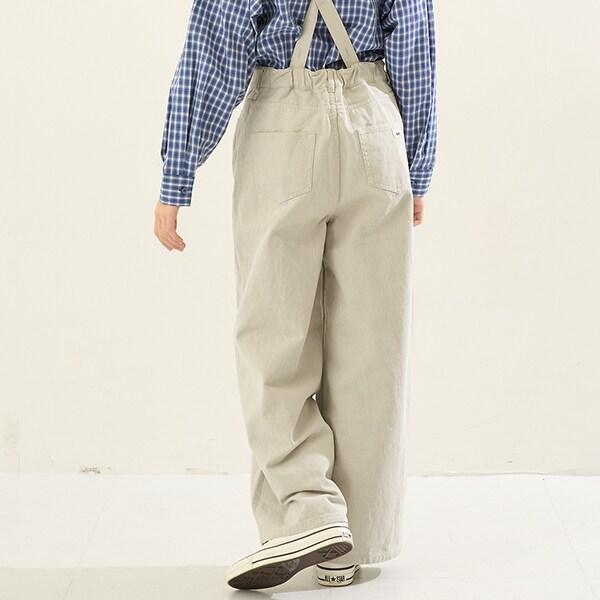 【AMI】帶揹帶寬鬆褲