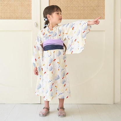 【浴衣】易穿脫款式♪ 多款花色連衣裙式（含2條腰帶）