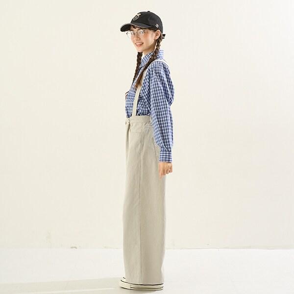 【AMI】帶揹帶寬鬆褲