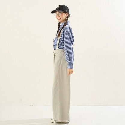 【AMI】帶揹帶寬鬆褲