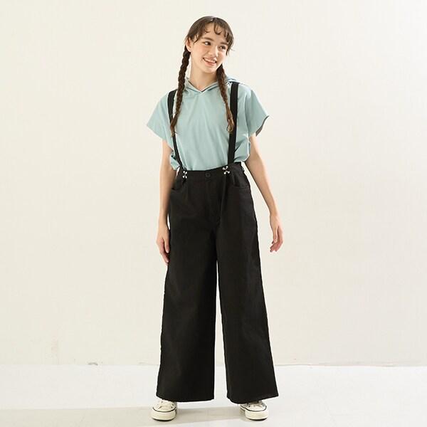 【AMI】帶揹帶寬鬆褲