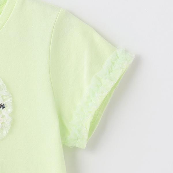 荷葉邊蝴蝶結短袖T恤