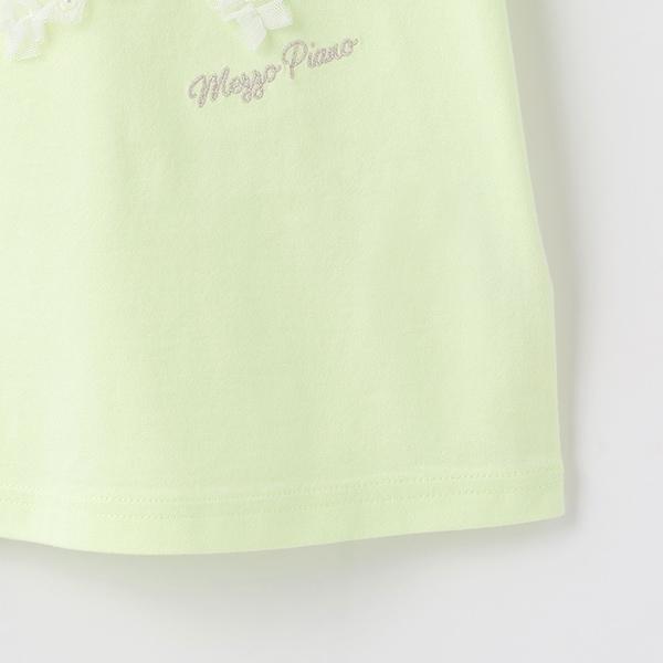 荷葉邊蝴蝶結短袖T恤