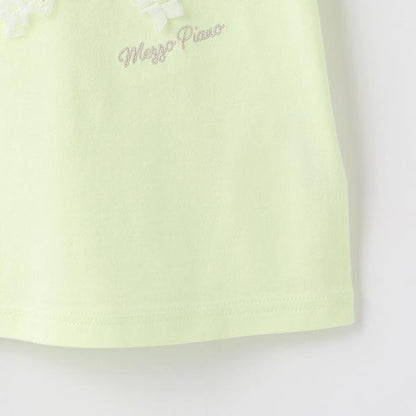 荷葉邊蝴蝶結短袖T恤