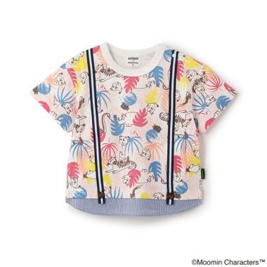 《姆明》/叢林圖案短袖T恤