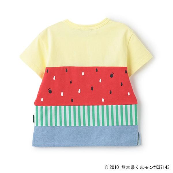 【くまモン】西瓜圖案短袖T恤