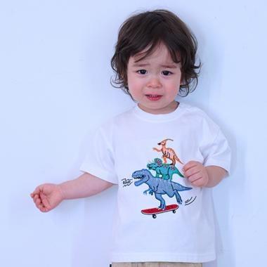 滑板恐龍短袖T恤