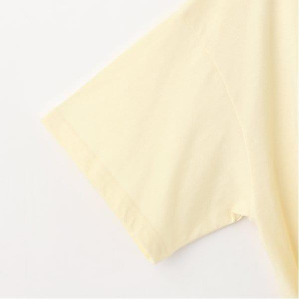 有機棉花卉印花T恤