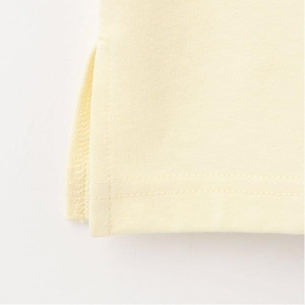 有機棉花卉印花T恤