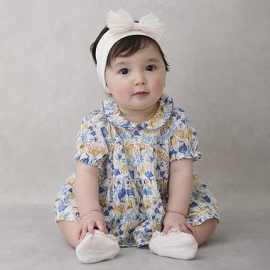 花卉圖案長款上衣褲子套裝