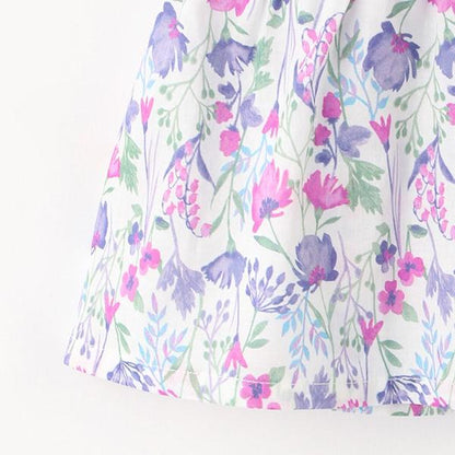 花卉圖案長款上衣褲子套裝