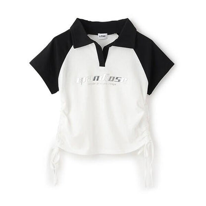 【LTXC】抽繩V領T恤