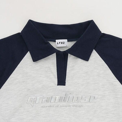 【LTXC】抽繩V領T恤