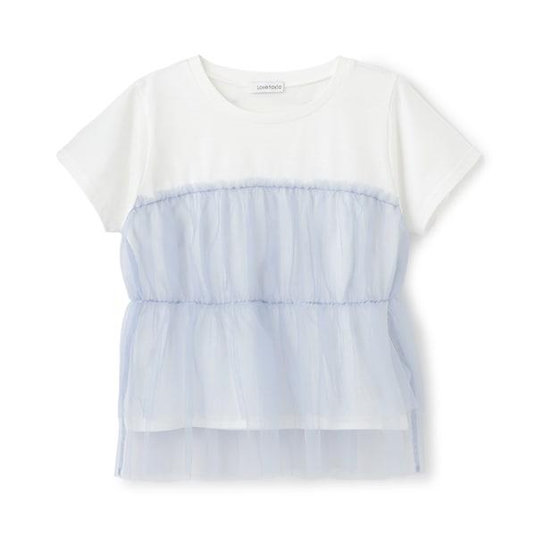 拼接層疊短袖T恤