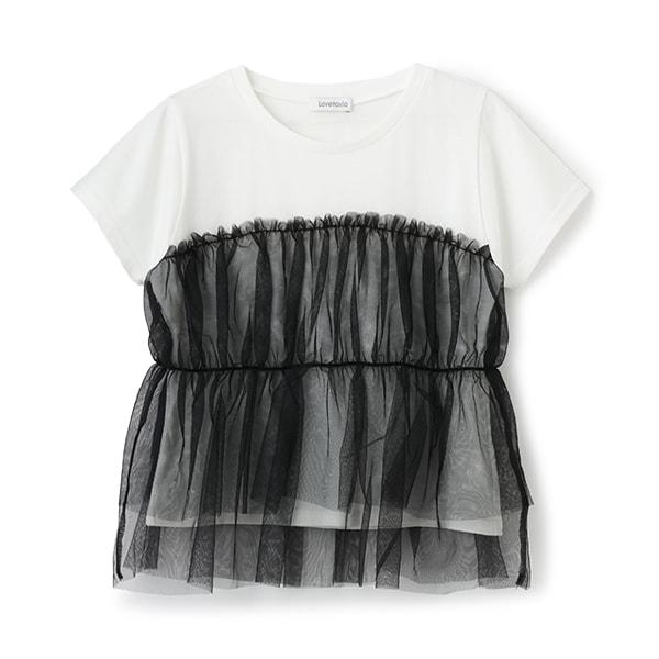 拼接層疊短袖T恤