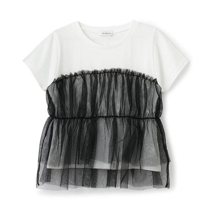 拼接層疊短袖T恤