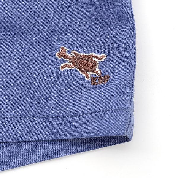【人氣商品】【直營店無售】獨角仙刺繡五分丈廚師褲