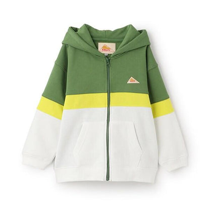 【KELTY】內刷毛拼接拉鍊連帽衛衣