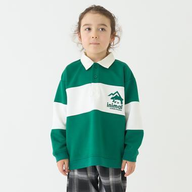 【防潑水】針織刺繡橄欖球衫