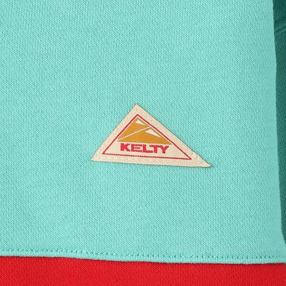 【KELTY】內刷毛拼接拉鍊連帽衛衣