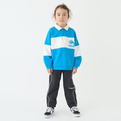 【防潑水】針織刺繡橄欖球衫