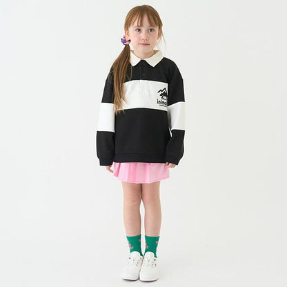 【防潑水】針織刺繡橄欖球衫