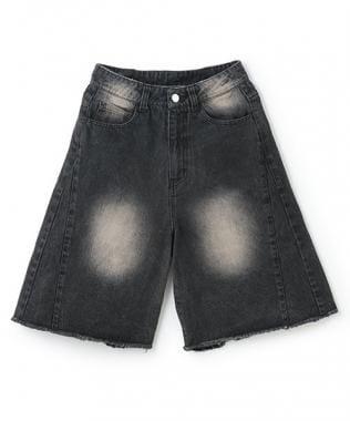 牛仔五分褲【韓國時尚】