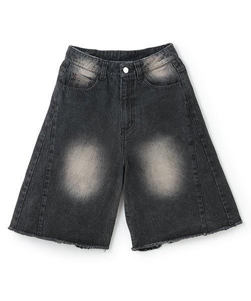 牛仔五分褲【韓國時尚】