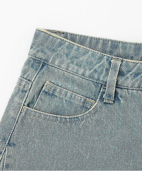 牛仔五分褲【韓國時尚】