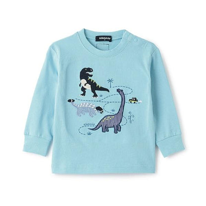 恐龍貼布繡長袖T恤